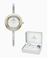 Jacques du Manoir Aurora Damenuhr Silber 26 mm - JWL05403
