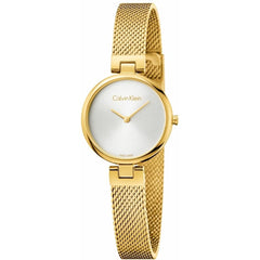Calvin Klein Authentic 28mm Damenuhr in Gold aus Edelstahl Mesh - K8G23526