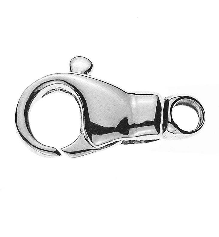 Karabiner Weissgold 750, drehbar, 19x9mm, 3.1gr