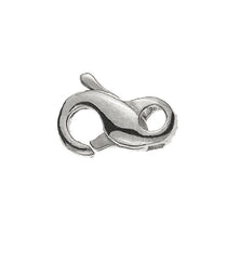 Karabiner Weissgold 750 8-er Form 10x5mm