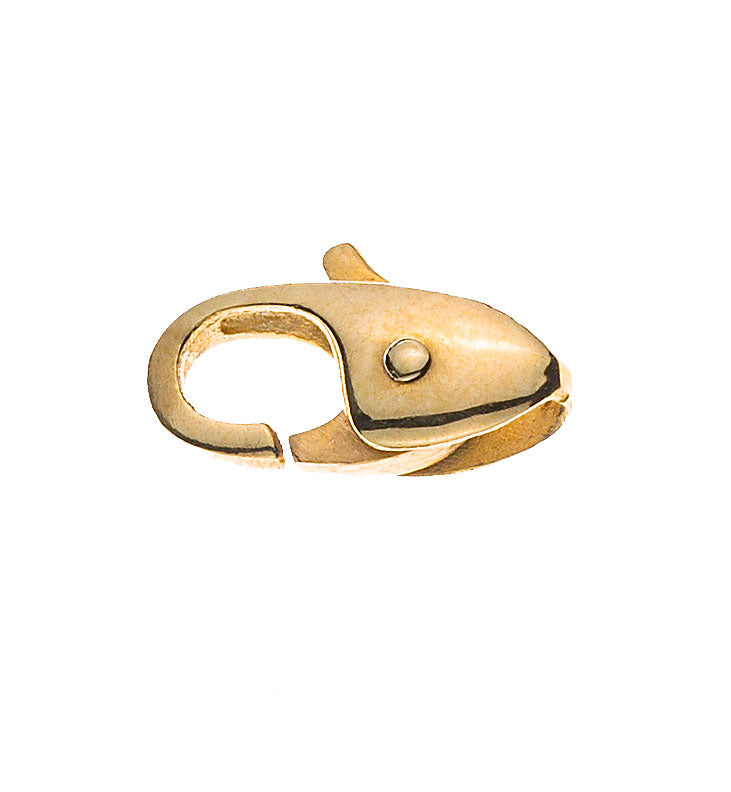 Karabiner Gelbgold 375 12x5mm verstiftet Fantasie