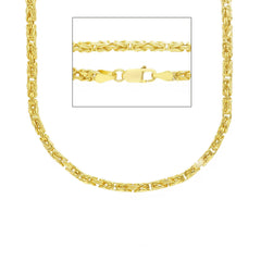 Hohle Königskette für Herren 18K 750 - VZM060GG