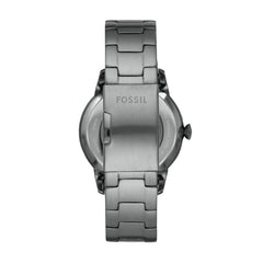 Fossil Townman Automatik 44 MM Edelstahl Herrenuhr in Gunmetal Schwarz - ME3172