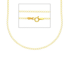 Collier homme en or jaune 18 carats - MGD040GG