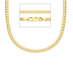 Herren Halskette in 18 Karat Gold in Gelbgold - MGG200GG