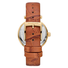 Michael Kors Braun / Gold Damenuhr aus Lederband - MK-2981