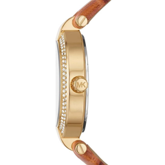 Michael Kors Braun / Gold Damenuhr aus Lederband - MK-2981