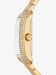 Montre pour femme Michael Kors Petite Emery en ton or avec pavé - MK4742