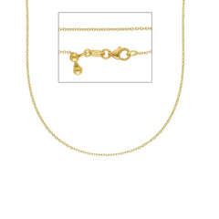 Herren Halskette in 18 Karat Gelbgold, 1.80 Gramm