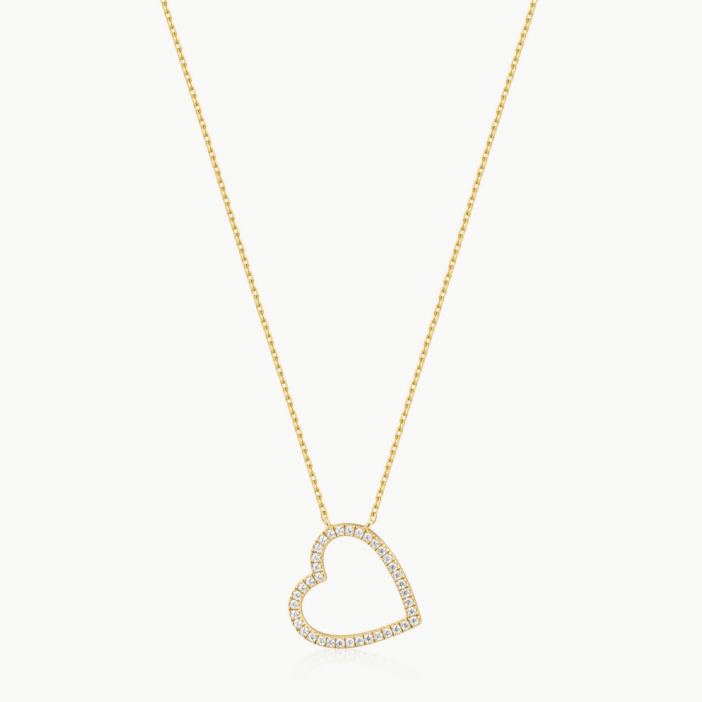 Ania Haie Halskette Heart Xpress Gold