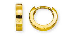 Kreolen Gelbgold 750 U-Profil 10.4mm