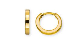 Kreolen Gelbgold 750 U-Profil 11.8mm