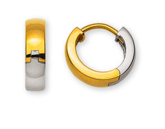 Creolen Bicolor 750 U-Profil 12.5mm