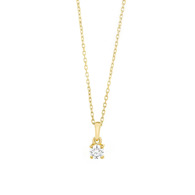 Facet Classic Express Eye Clean Gold Halskette