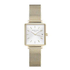 Rosefield Damenuhr The Boxy XS Gold