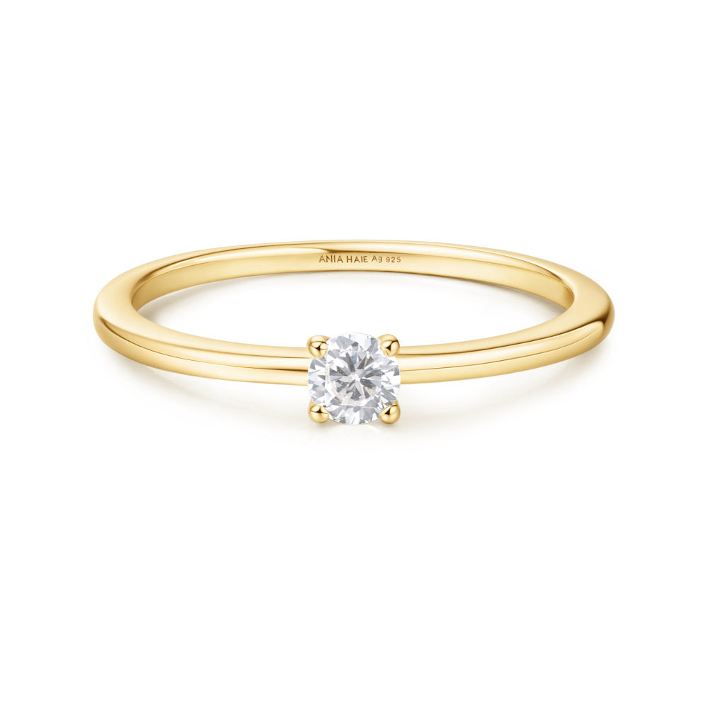 Ania Haie Ring SUNNY SPARKLER Gold 925 Silber