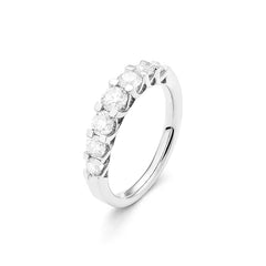 Facet 18K Crisscross Damenring mit Diamanten