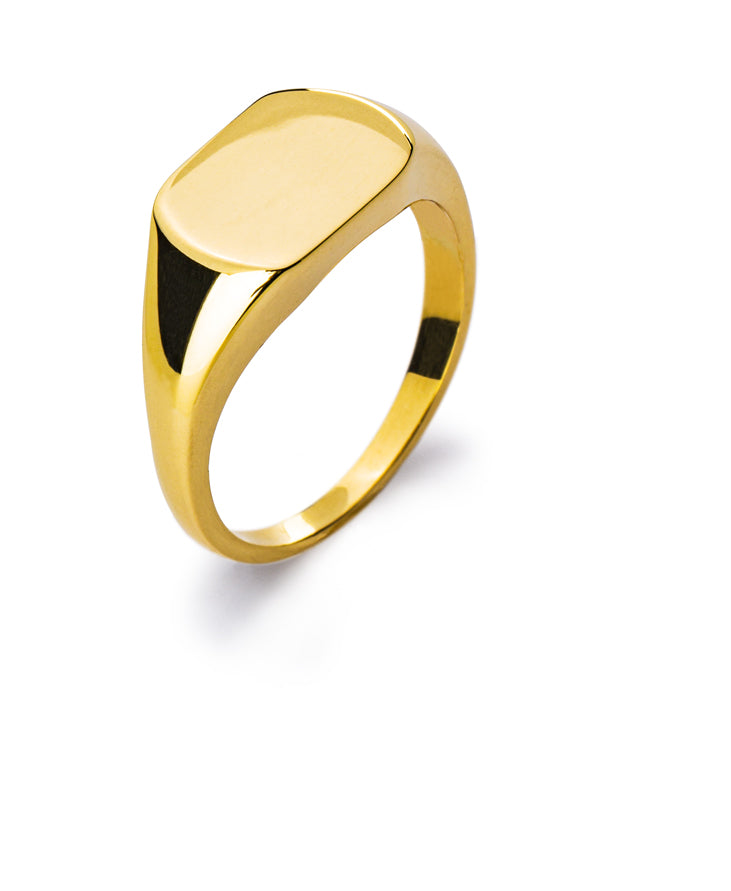 Siegelring Gelbgold 750 poliert
