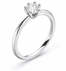 Solitär Ring Lab Diamond 1.00ct. F-VS Weissgold 585