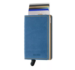 Portefeuille Slimwallet Secrid Indigo 3 Sand avec gravure - SIn-3-Sand
