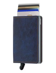 Portefeuille Slimwallet Secrid Indigo 5 Titanium avec gravure - SIn-5-Titanium