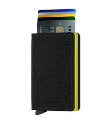 Portefeuille Slimwallet Diamond Black de Secrid avec gravure - SD-Black