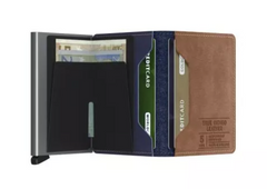 Portefeuille Slimwallet Secrid Indigo 5 Titanium avec gravure - SIn-5-Titanium
