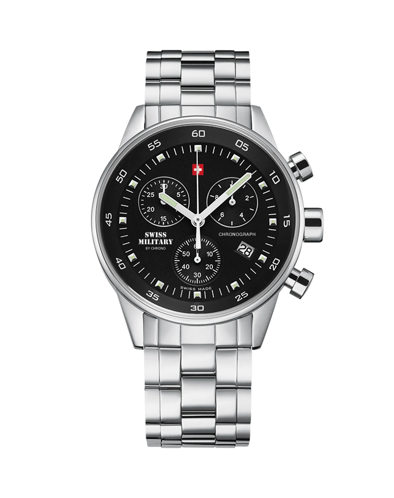 Swiss Military Klassischer Unisex-Uhr Chronograph - SM34005.01