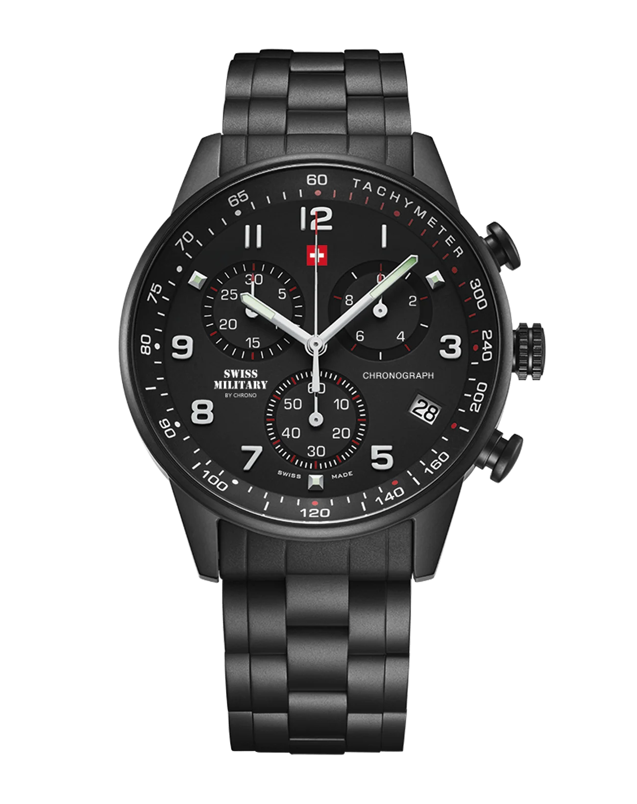 Swiss Military by Chrono Minimalistischer Chronograph Herrenuhr - SM34012.04
