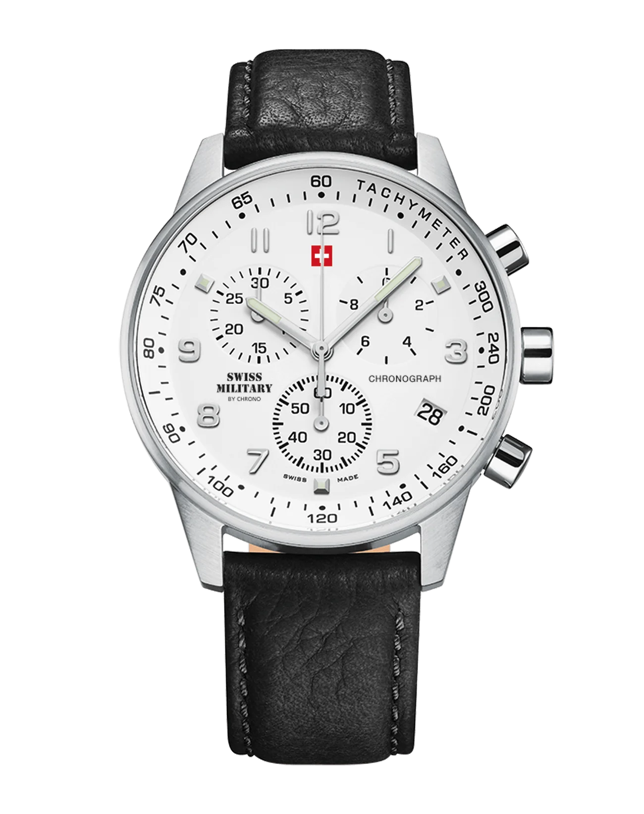 Swiss Military by Chrono Minimalistischer Chronograph Herrenuhr - SM34012.06