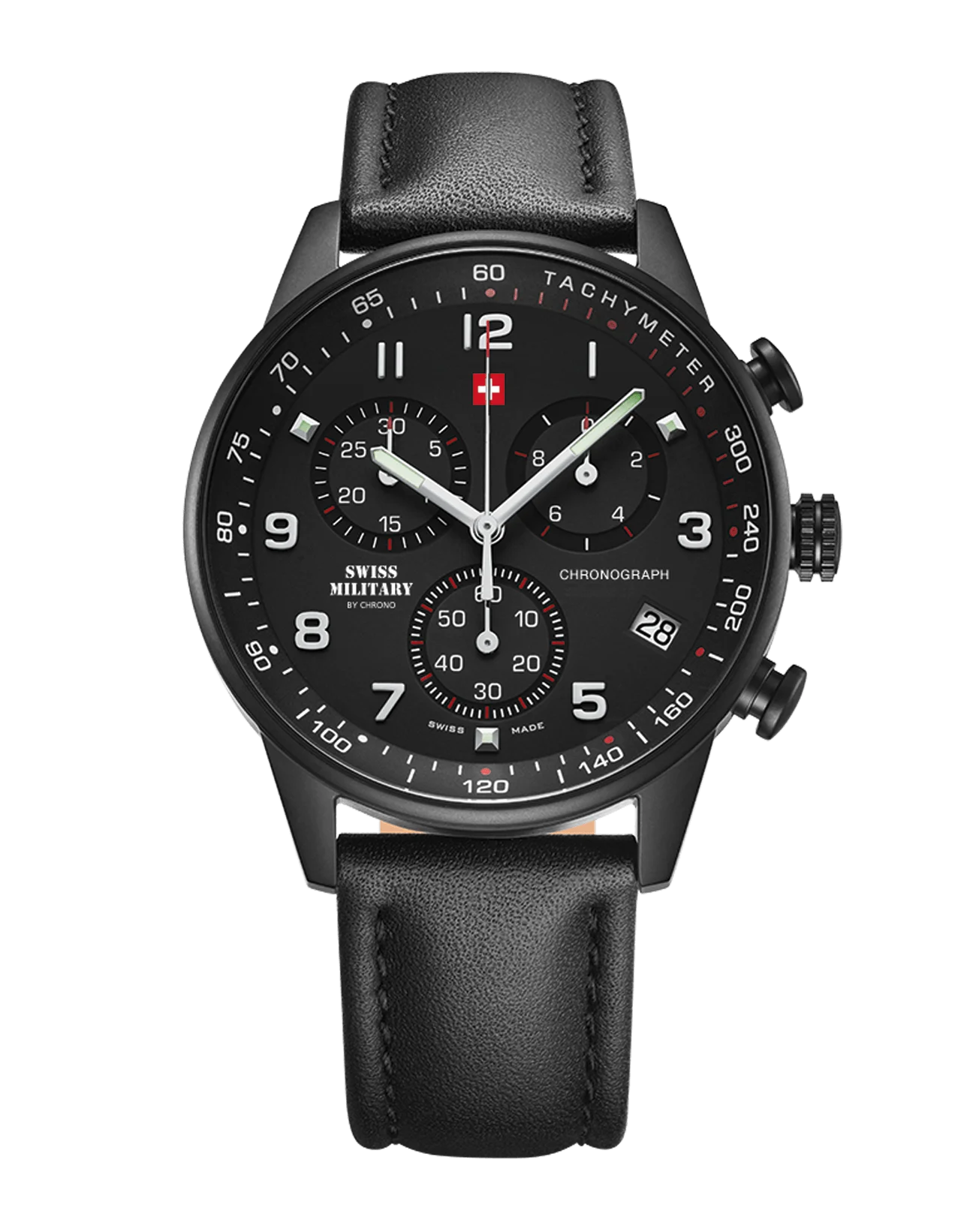 Swiss Military by Chrono Minimalistischer Chronograph Herrenuhr - SM34012.08