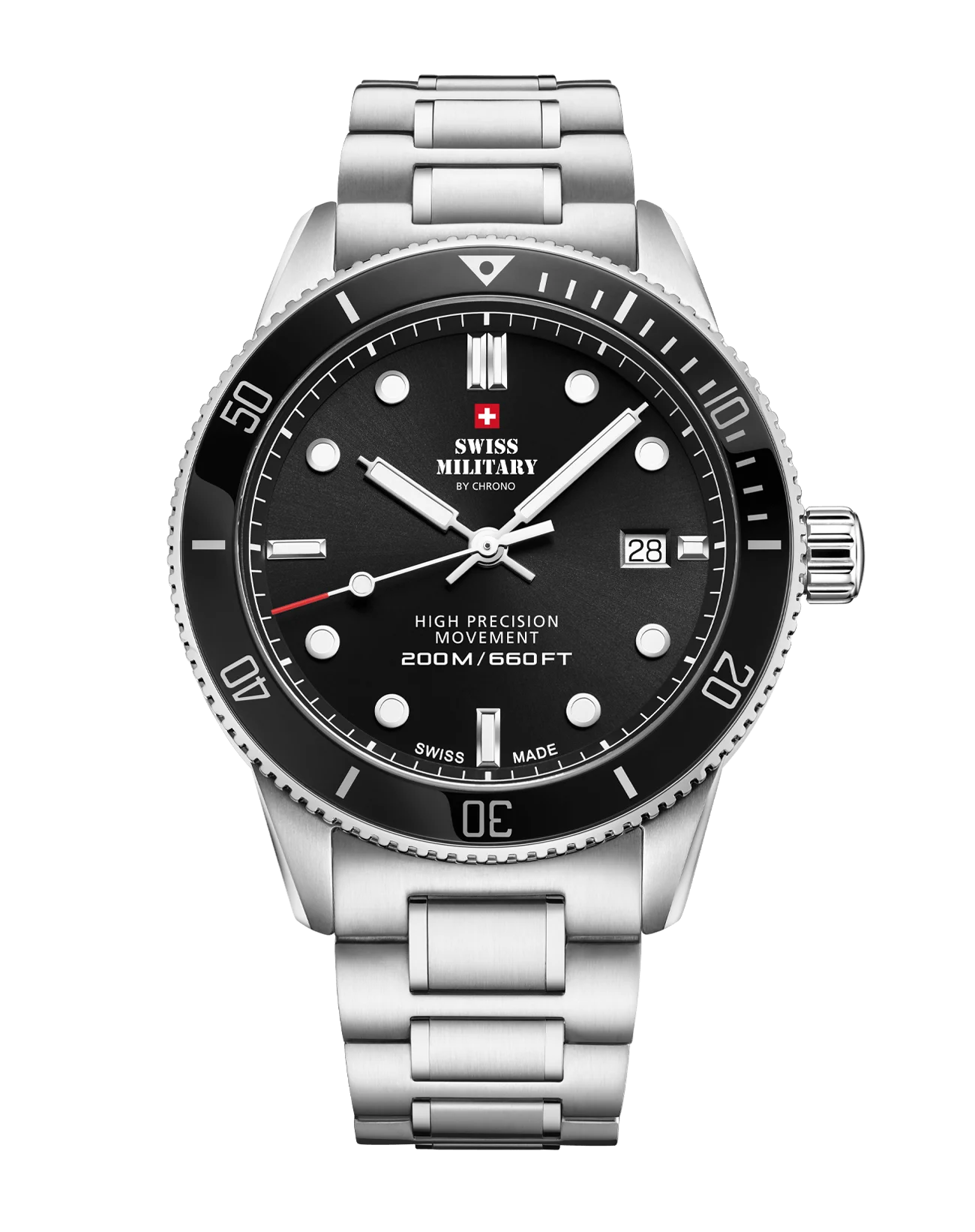 Swiss Military Quarz Taucheruhr für Herren - SM34088.01