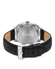 Swiss Military Schwarz Leder