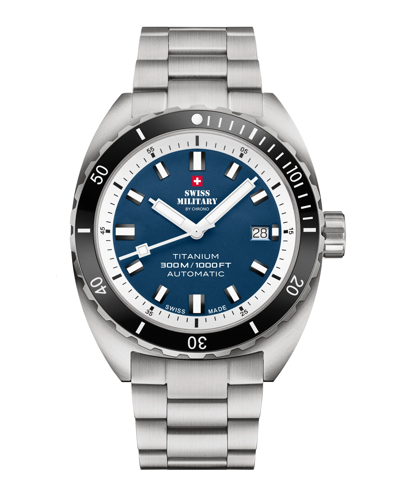 Swiss Military by Chrono Titanium 300 Outdoor-Uhr für Herren - SMA34100.03