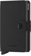 Secrid Miniwallet Yard Powder Black mit Gravur - MYp-Black