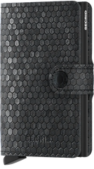 Secrid Miniwallet Hexagon Black mit Gravur - MHe-Black