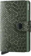 Secrid Miniwallet Hexagon Green mit Gravur - MHe-Green