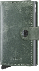 Secrid Miniwallet Vintage Sage mit Gravur - MV-Sage