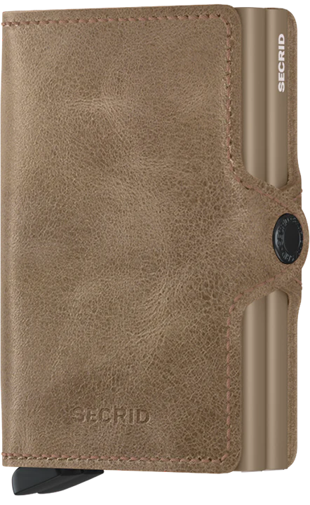 Secrid Twinwallet Vintage Taupe mit Gravur - TV-Taupe