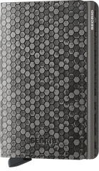 Secrid Slimwallet Hexagon Grey mit Gravur - SHe-Grey