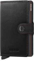 Secrid Miniwallet Original Black-Brown mit Gravur - M-Black-Brown