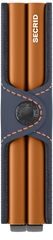 Portefeuille Secrid Twinwallet Matte Night Blue & Orange avec gravure - TM-Night Blue & Orange