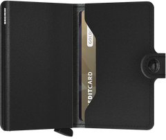 Portefeuille Secrid Miniwallet Yard Powder Black avec gravure - MYp-Black