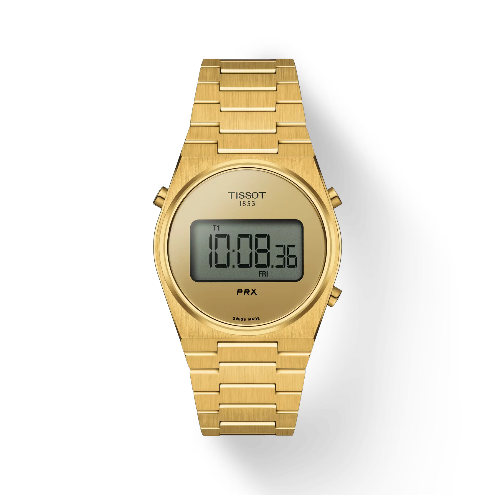 Tissot PRX Digital 35MM Gold für Damen - Gold Zifferblattfarbe