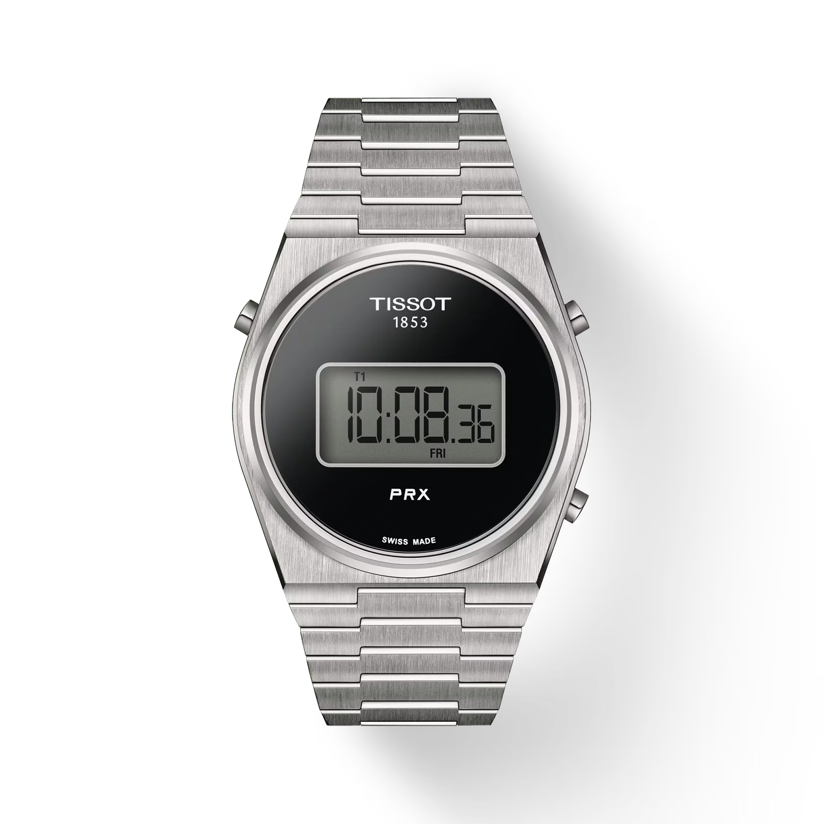 Tissot PRX Digital 40MM für Herren - Schwarz Zifferblattfarbe