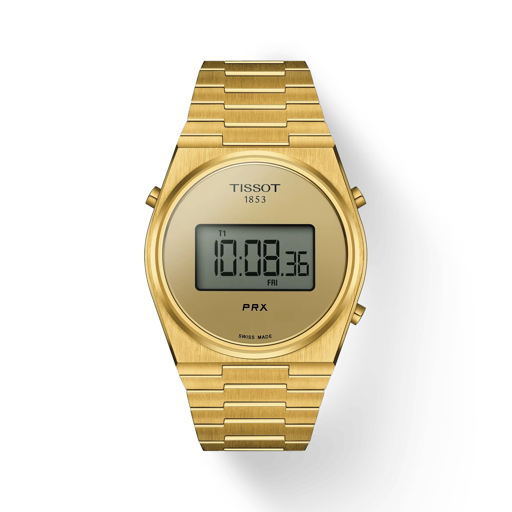 Tissot PRX Digital 40MM Gold für Herren - Gold Zifferblattfarbe
