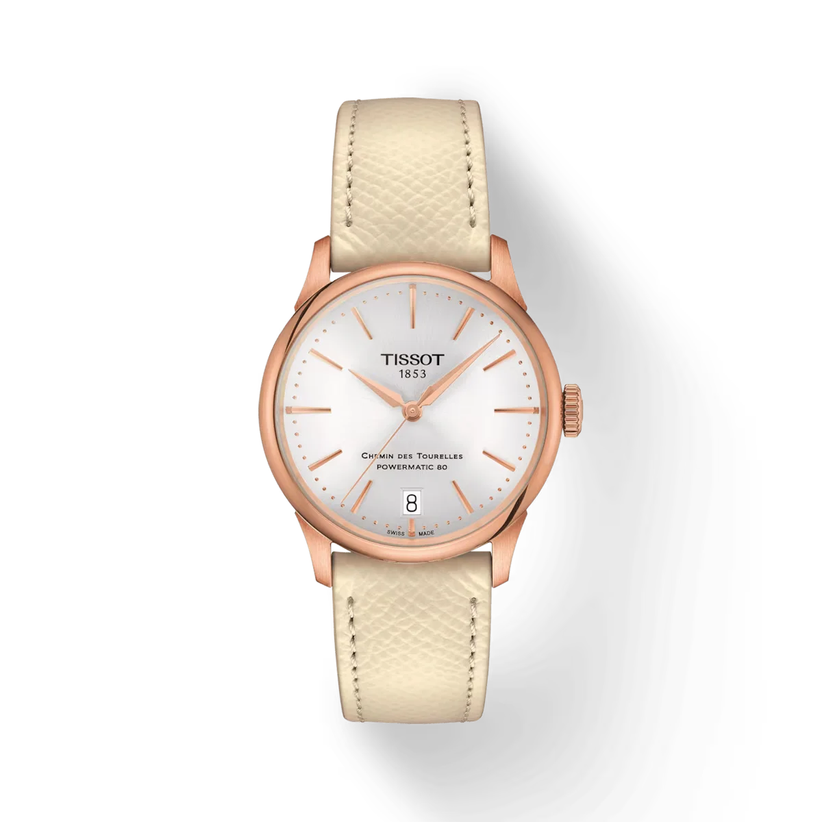 Tissot Chemin Des Tourelles Powermatic 80 34 mm Damenuhr - T139.207.36.031.00