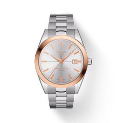 Tissot Gentleman Powermatic 80 Silicium Solid 18k Gold Bezel Herrenuhr - T927.407.41.031.00