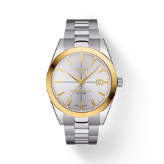 Tissot Gentleman Powermatic 80 Silicium Solid 18K Gold Bezel Herrenuhr - T927.407.41.031.01