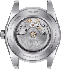 Tissot Gentleman Powermatic 80 Silicium Solid 18K Gold Bezel Herrenuhr - T927.407.41.031.01